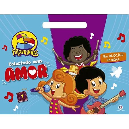 LIVRO BLOCAO PARA COLORIR 3 PALAVRINHAS 48F