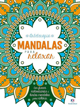 LIVRO PARA COLORIR ARTETERAPIA MANDALAS PARA RELAXAR