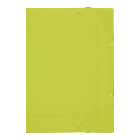 PASTA OFICIO 18MM AMARELO NEON POLIBRAS
