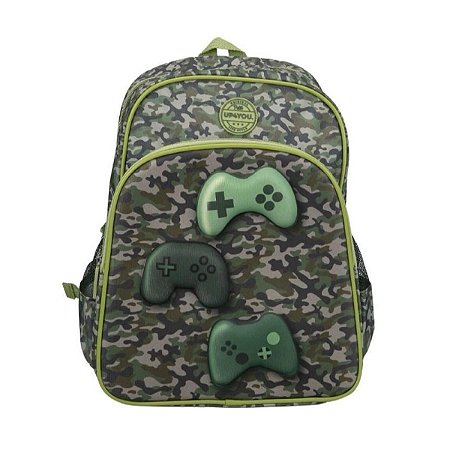 MOCHILA GAMER IS37781UP VERDE