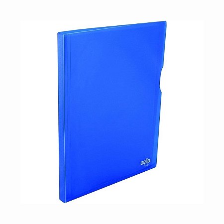 PASTA CATALOGO A4 C/ 30 PLASTICOS AZUL