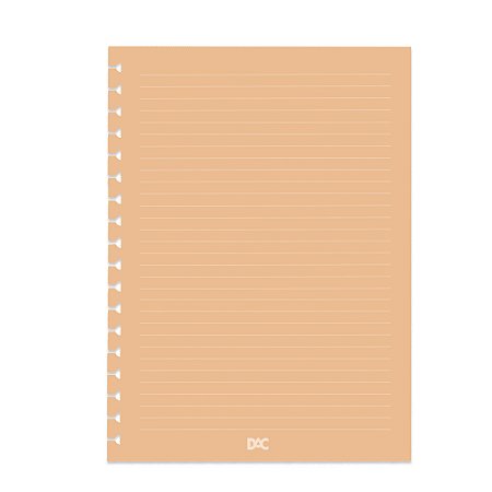 REFIL CADERNO SMART UNIVERSITÁRIO LARANJA 48F