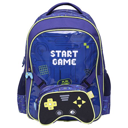 MOCHILA ESCOLAR INFANTIL GAMER BOY