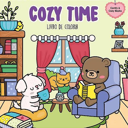 Livro de Colorir Cozy Time