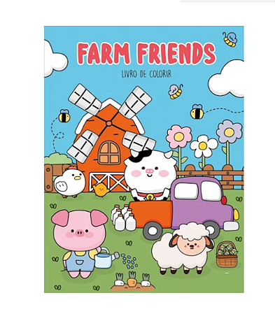 LIVRO DE COLORIR FARM FRIENDS