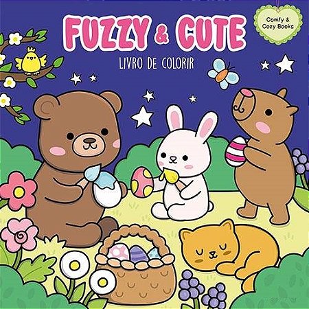 LIVRO DE COLORIR FUZZY AND CUTE