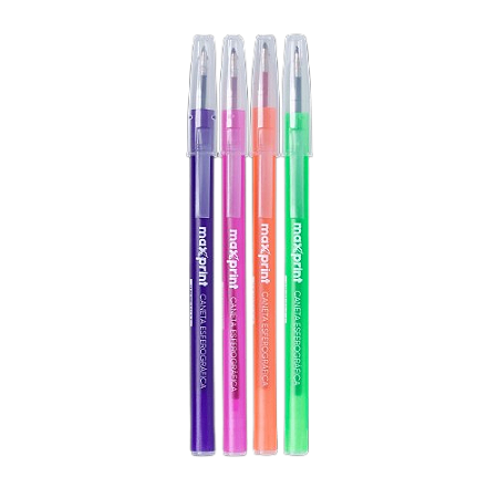 CANETA ESFEROGRAFICA 1.0MM CORES MAXPRINT