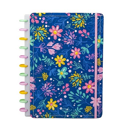 CADERNO REPOSICIONÁVEL DISKO ALL FLOWER G