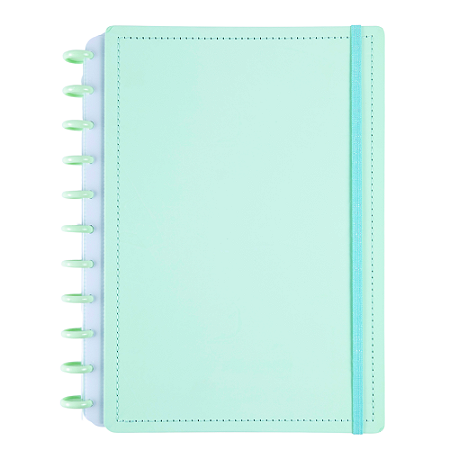 CADERNO UNIVERSITARIO REPOSICIONÁVEL DISKO GREEN