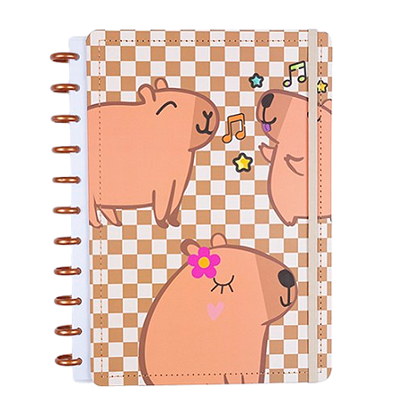 CADERNO REPOSICIONÁVEL CAPIVARA G