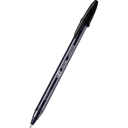 CANETA ESF. CRISTAL ULTRA FINE PRETA BIC