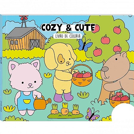 Livro de Colorir Cozy And Cute