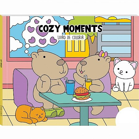 Livro de Colorir Cozy Moments