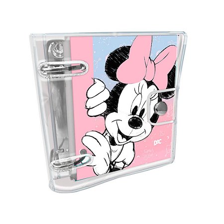 CADERNO ARGOLADO MINI MINNIE DAC