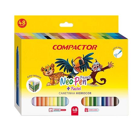 Caneta Hidrográfica Neo Pen com 48 Compactor