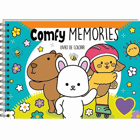 Livro de Colorir Comfy Memories