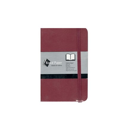 Caderneta Royal 9x14 cm - Sem Pautas - Vinho