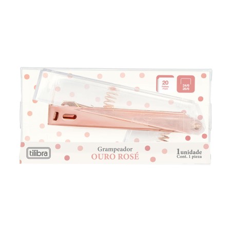 GRAMPEADOR DE MESA 20FL OURO ROSE