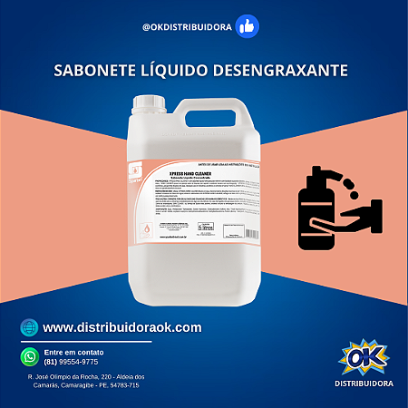 WATERLESS HAND CLEANER LIQ. C/ ESFOLIANTE 5 LITROS