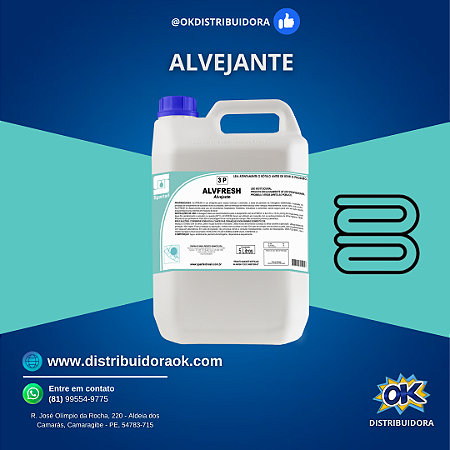 ALVFRESH ALVEJANTE PARA ROUPAS E TECIDOS 5 LITROS - SPARTAN
