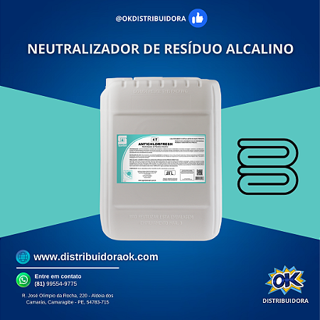 ANTICHLORFRESH  NEUTRALIZADOR DE ALCALINO PARA ROUPAS 20 LITROS - SPARTAN