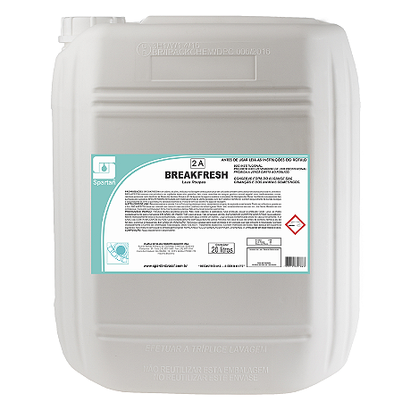 BREAKFRESH ADITIVO ALCALINO PARA ROUPAS 50 LITROS - SPARTAN