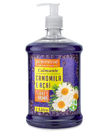 SABONETE AÇAI E CAMOMILA 450ML COM PUMP - PREMISSE