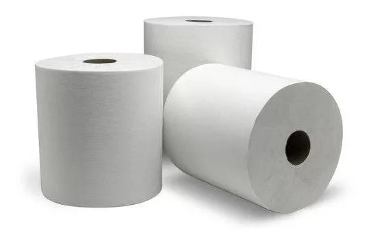 PAPEL TOALHA BOBINA 100% CELULOSE 200MX6UND - SNOWPAPER