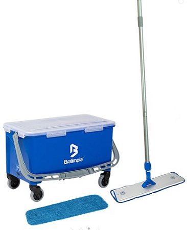 CONJUNTO APLICADOR DE CERA FLAT MOP 2021 - BRALIMPIA