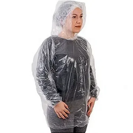 CAMISA POLIETILENO TRANSP 170X80 C/ CAPUZ C.A. 30012 - KIT 20 UN - BRASMO