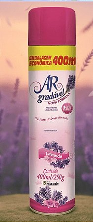 ODORIZADOR AR GRADAVEL LAVANDA  AEROSOL 400ML - KELLDRIN