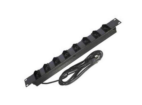 Régua De Tomada 19" C/ 08 Posições 2P+T - Cabo 1.5 M