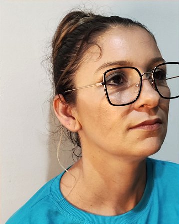 Armação para óculos de Grau Sofia Quadrado
