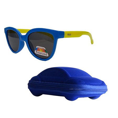 Oculos de Sol Infantil Flexível Nylon Polarizado UV400 Sandiego