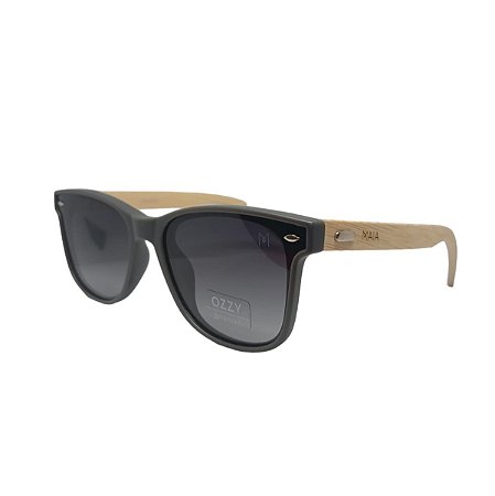 Óculos Masculino Polarizado  Moderno Haste Bambu Tottenham