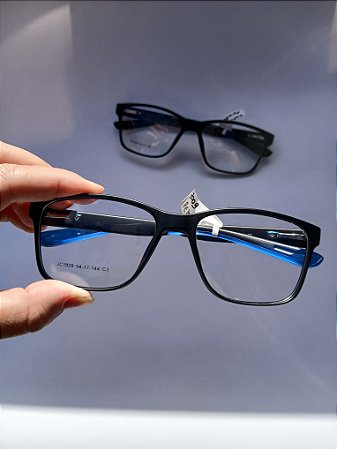 Armação Masculina Retangular Acetato Pedro
