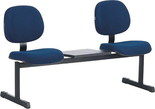 Cadeiras longarina secretária executiva com mesa 2 lugares