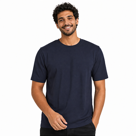 Camiseta Básica Azul Marinho