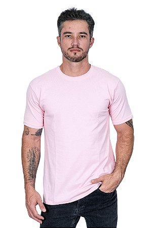 Camiseta Básica Rosa Bebê