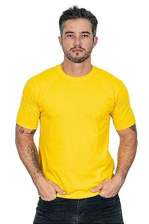 Camiseta Básica Amarelo Canário