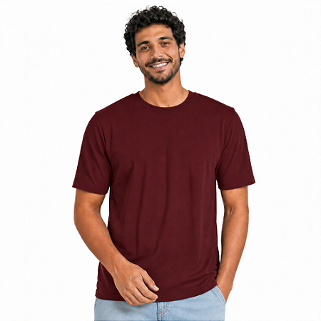 Camiseta Básica Vinho