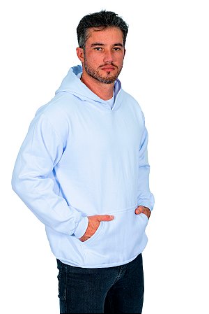 Blusa de Moletom Canguru Branca