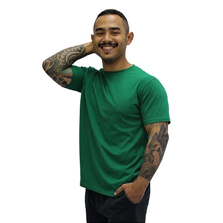 Camiseta Básica Verde Bandeira