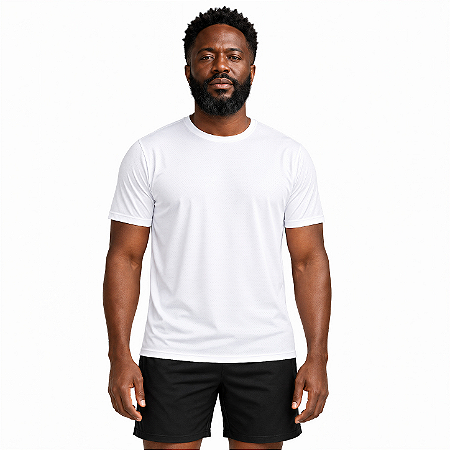 Camiseta Dry Fit Branca Unissex