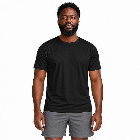 Camiseta Dry Fit Preta Unissex