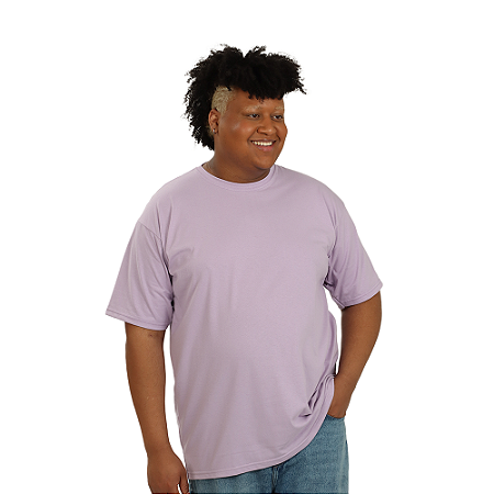 Camiseta Lilás Plus Size Unissex