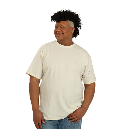 Camiseta Algodão Cru Plus Size Unissex