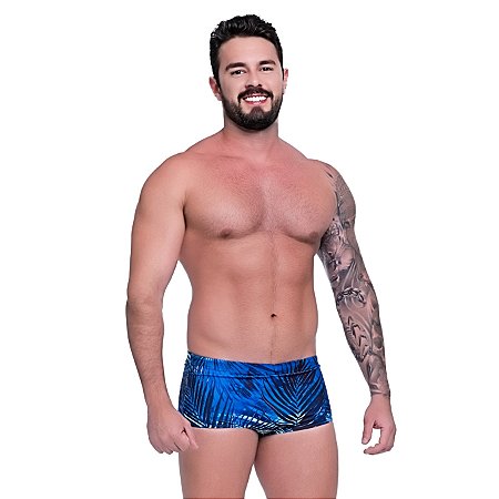 Sunga Tradicional Estampado Proteção Uv50+ Secagem Rápida