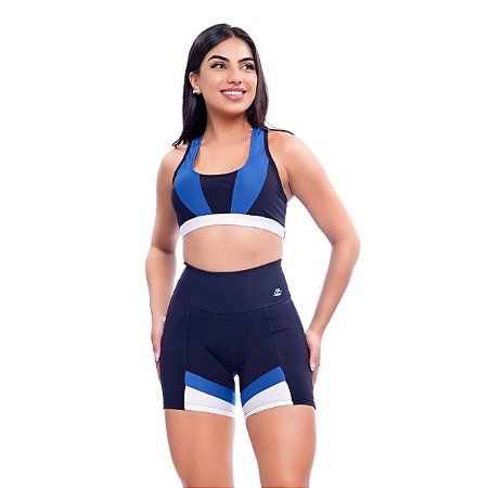 Conjunto De Academia Short E Top Feminino Grosso Não Marca