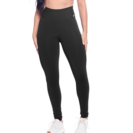 Calça Esportiva Alta Compressão Cós Duplo Levanta Bumbum